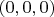 $(0,0,0)$