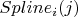 $Spline_i(j)$