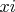 $xi$