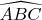 $\widehat{ABC}$