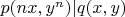 $p(nx,y^n)|q(x,y)$