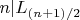 $n|L_{(n+1)/2}$ $n|L_{(n+1)/2}$