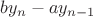 $by_n-ay_{n-1}$
