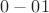 $0-01$