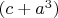 $(c+a^3)$