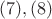 $(7),(8)$