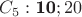 $C_5:\textbf{10};20$