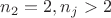 $n_2=2, n_j>2$