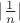 $|\frac{1}{n}|$