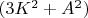 $(3 K^2 + A^2)$