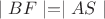 $\mid BF \mid  = \mid AS \mid $