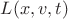$L(x,v,t)$