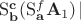 $\mathrm S^{\mathbf c}_{\mathbf b}(\mathrm S^f_{\mathbf a}\mathbf A_1)\!\mid$