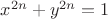 $x^{2n}+y^{2n}=1$