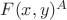 $F(x,y)^A$