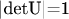 |detU|=1