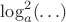 $\log_a^2(\ldots)$