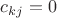 $c_{kj}=0$