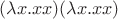 $(\lambda x.xx)(\lambda x.xx)$