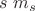 $s\;m_s$