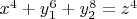 $\[x^4  + y_1^6  + y_2^8  = z^4\]$