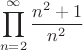 $$\prod\limits_{n=2}^{\infty} \frac{n^2+1}{n^2}$$