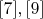 $\eqno[7],[9]$