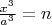 $\frac{x^3}{a^3} = n$