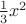 $\frac{1}{3} x^2$