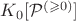 $K_0[\mathcal{P}^{(\geqslant 0)}]$