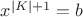 $x^{|K|+1}=b$