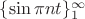 $\{ \sin{\pi n t}\}_1^\infty$