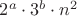 $2^a \cdot 3^b \cdot n^2$