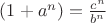 $(1+a^n)=\frac{c^n}{b^n}$