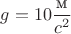 $ g=10\dfrac{\text{м}}{c^2}$