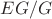 $EG/G$ $EG/G$