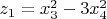 $z_1=x_3^2-3x_4^2$