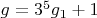 $g=3^5g_1+1$