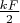 $\frac{kF}{2}$