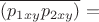 $\overline{(p_{1xy}p_{2xy})}={}$