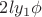 $2ly_1\phi$