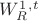 $W_R^1^,^t$