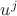 $u^j$