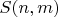 $S(n, m)$