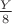$\frac{Y}{8}$