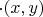 $\cdot(x, y)$