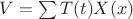 $V=\sum T(t)X(x)$