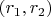 $ (r_1,r_2)$