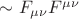 $\sim F_{\mu\nu}F^{\mu\nu}$