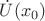 ${\dot  {U}}(x_{0})$